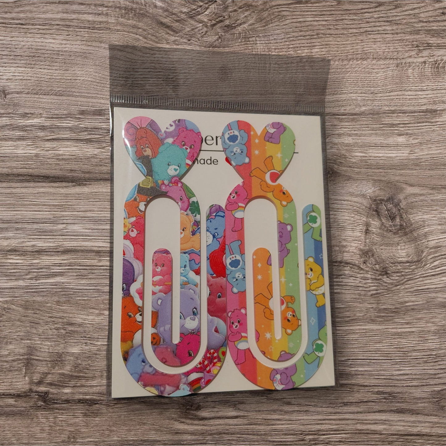 Design Graphic Bookmark Clip or Paper Clip Holder 2pc Set