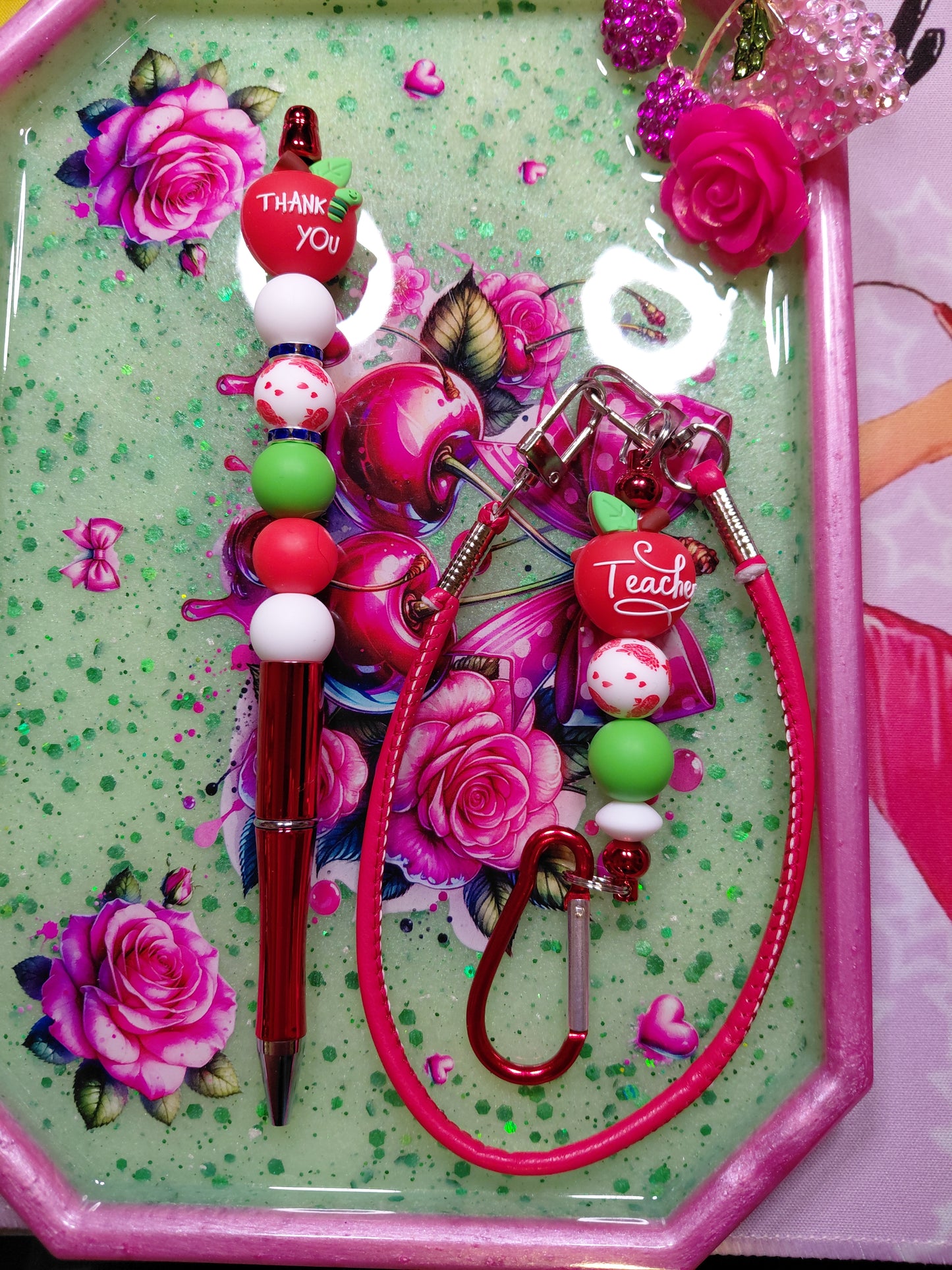 Pen and Keychain Set