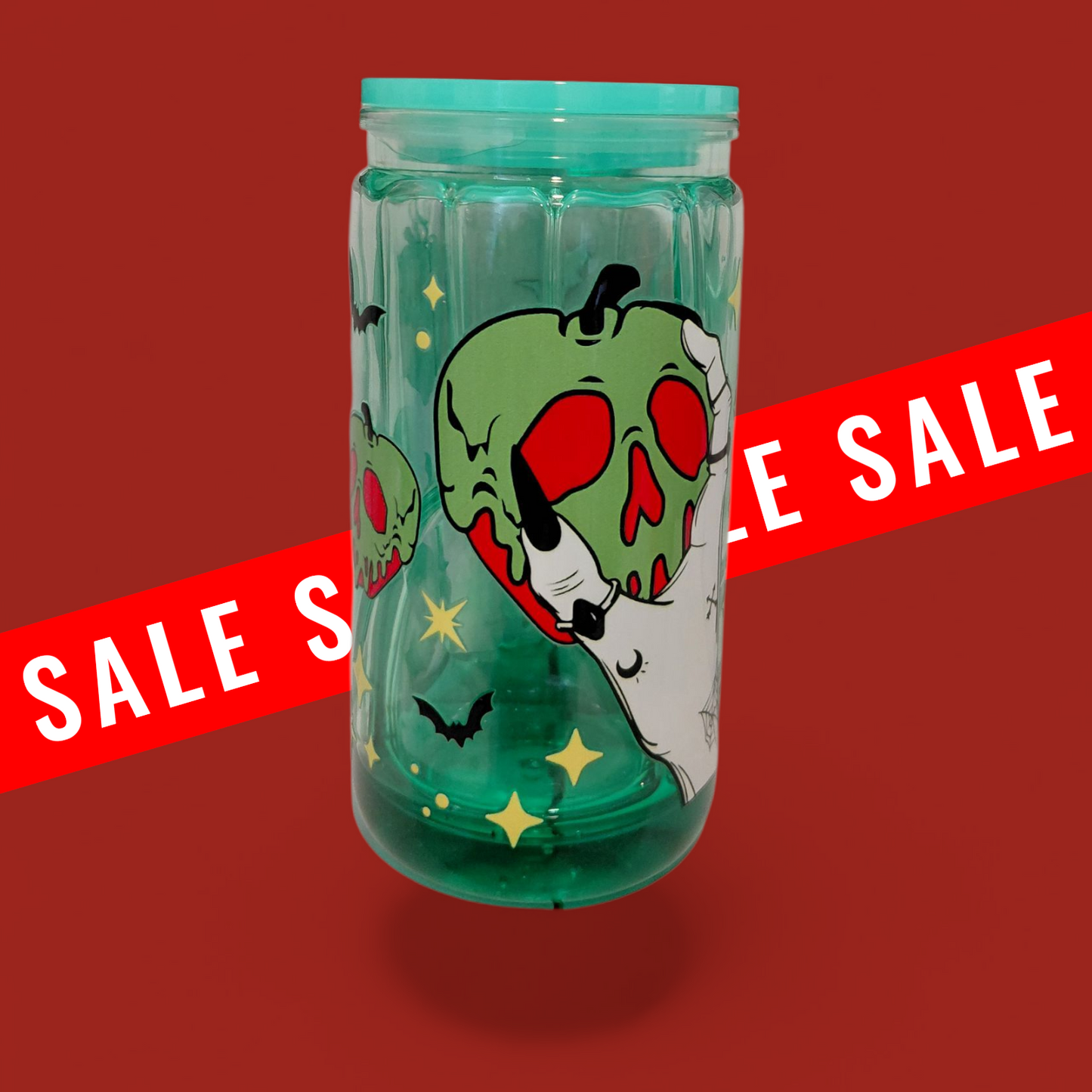 16oz Snow Globe Acrylic Tumblers