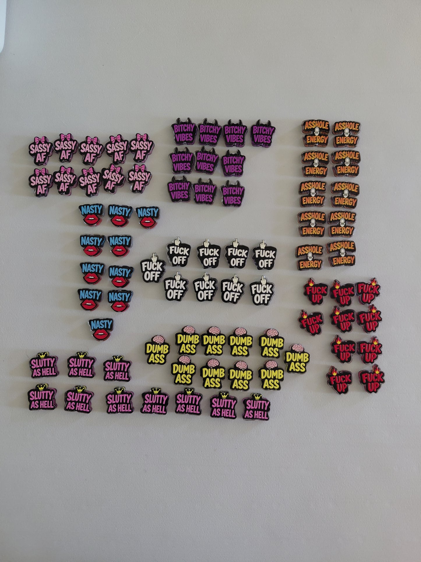 Acrylic Focal Beads